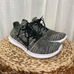 Nike flyknit free run flyknit Oreo gray black white